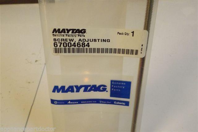 MAYTAG REFRIGERATOR 67004684 Screw, Adjusting NEW IN BOX MAYTAG REFRIGERATOR 67004684 Screw, Adjusting NEW IN BOX